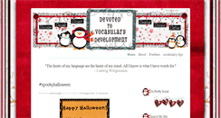 Desktop Screenshot of devotedtovocabularydevelopment.com
